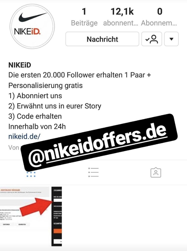 Ein Werbebeitrag von nikeid.de auf Instagram.