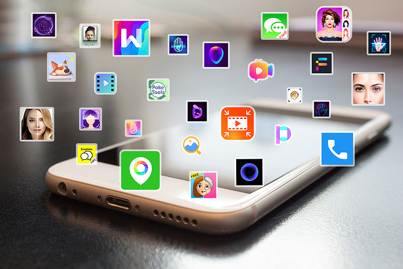 Screenshots aller Apps-Icons der untenstehende Liste.