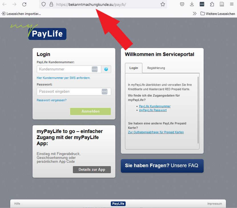 paylife-phishingseite