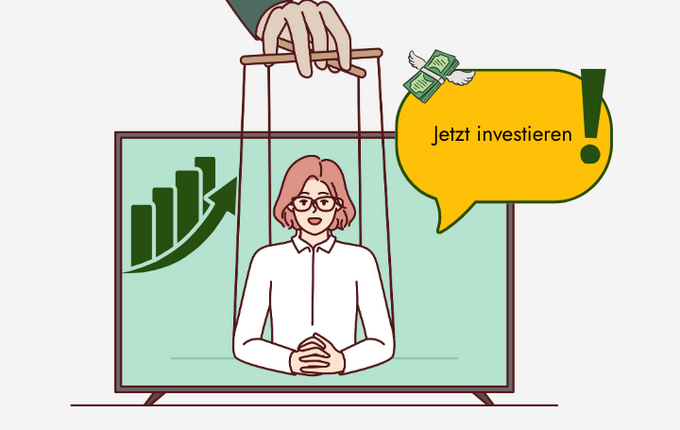 Deepfake Manipulation einer Moderatorin.