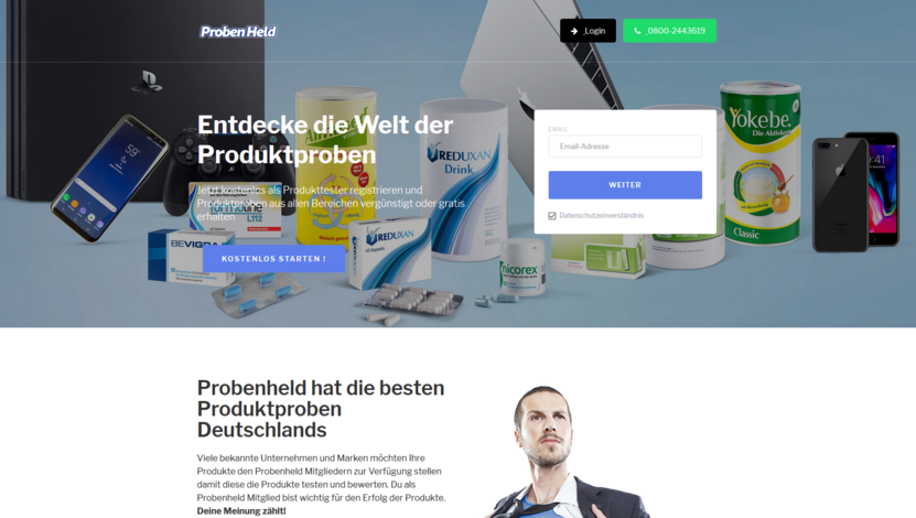 Startseite Probenheld.de