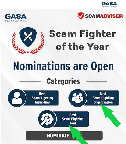 scam fighter of the year nomination form