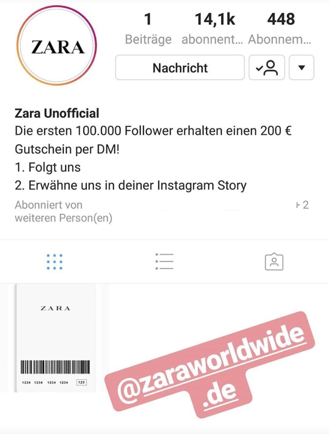 Ein Werbebeitrag von zaraworldwide.de auf Instagram.